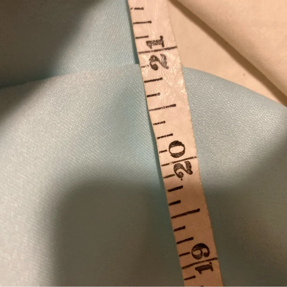 Vintage Baby Blue Satin Embroidered Bird Floral Kimono - Picture 6 of 6